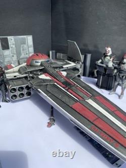 Star Wars Andor Infiltrator interceptor Sith Empire Vintage kenner Custom