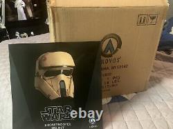Star Wars Anovos Shore Trooper Helmet Replica With Custom Plaque & Original Box