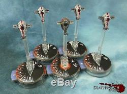 Star Wars Armada Custom Painted Empire Fleet & Squadrons Incl. 10 Ships