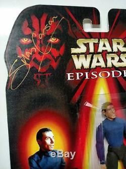 Star Wars Autographed Silas Carson Republic Pilot Figure Custom Phantom Menace