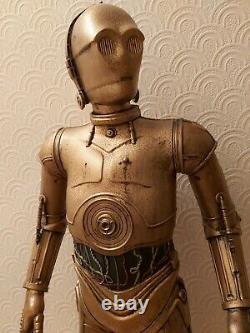 Star Wars BIG FIGS MASSIVE 31 C3PO weathered battle damaged custom painted