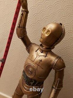 Star Wars BIG FIGS MASSIVE 31 C3PO weathered battle damaged custom painted