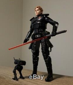 Star Wars Black Series 6 CUSTOM Dark Side FALLEN Inquisitor CAL KESTIS & BD-1