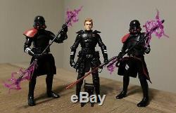 Star Wars Black Series 6 CUSTOM Dark Side FALLEN Inquisitor CAL KESTIS & BD-1