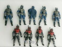 Star Wars Black Series 6 Inch Mandalorian Death Watch Army Builder Custom Lot