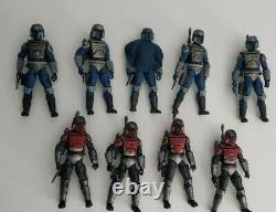 Star Wars Black Series 6 Inch Mandalorian Death Watch Army Builder Custom Lot