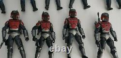 Star Wars Black Series 6 Inch Mandalorian Death Watch Army Builder Custom Lot