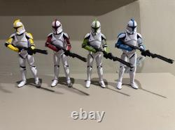 Star Wars Black Series Customs Clone Troopers Different Ranks
