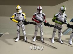 Star Wars Black Series Customs Clone Troopers Different Ranks