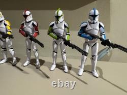 Star Wars Black Series Customs Clone Troopers Different Ranks