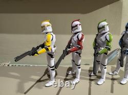 Star Wars Black Series Customs Clone Troopers Different Ranks