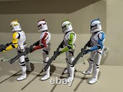 Star Wars Black Series Customs Clone Troopers Different Ranks