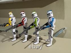 Star Wars Black Series Customs Clone Troopers Different Ranks
