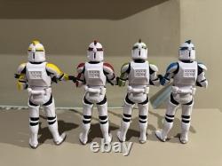 Star Wars Black Series Customs Clone Troopers Different Ranks
