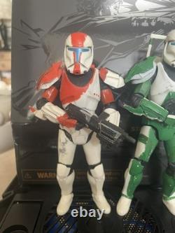 Star Wars Black Series Delta Squad Clone Commando Customs Boss Fixer Sev Scorch