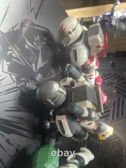 Star Wars Black Series Delta Squad Clone Commando Customs Boss Fixer Sev Scorch