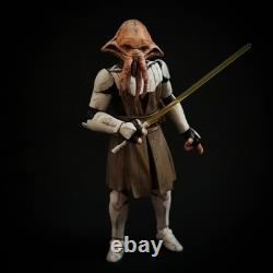 Star Wars Black Series Jedi General and Clone Captain Custom Action Figures Lot