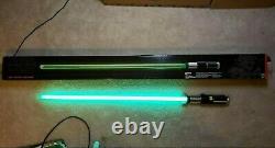 Star Wars Black Series Yoda Lightsaber #01 Force FX With Box Custom Battery Pack