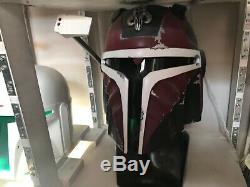Star Wars Boba Fett Mandalorian Helmet Custom Made