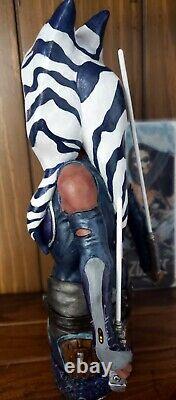 Star Wars Clone Wars Custom Ahsoka Tano Bust Statue 1/7 Scale One of a Kind