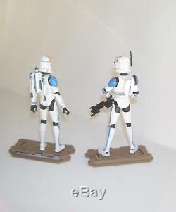 Star Wars Clone Wars Custom Captain Vaughn 332nd Clone Trooper Loose