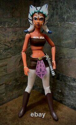 Star Wars Clone Wars Padawan AHSOKA TANO Jedi OOAK Custom 1/6 Scale 11 Momoko