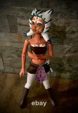 Star Wars Clone Wars Padawan AHSOKA TANO Jedi OOAK Custom 1/6 Scale 11 Momoko