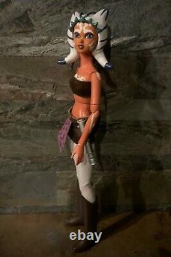 Star Wars Clone Wars Padawan AHSOKA TANO Jedi OOAK Custom 1/6 Scale 11 Momoko