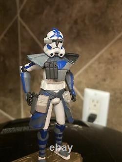 Star Wars Clone Wars custom 3.75 Fives ARC 501st clone trooper Phase 1 Unique