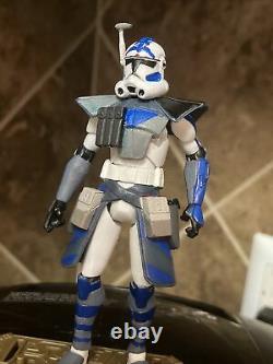 Star Wars Clone Wars custom 3.75 Fives ARC 501st clone trooper Phase 1 Unique