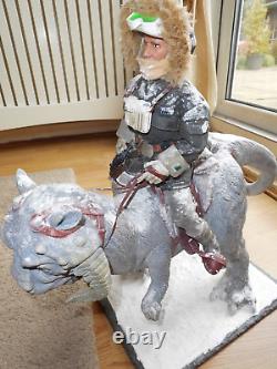 Star Wars Collector Series Action Figures Han Solo and Tauntaun Hoth 12 CUSTOM