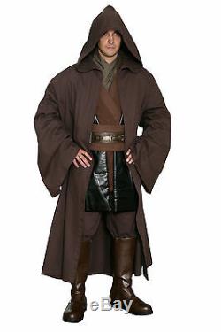 Star Wars Costume Bundle Anakin Tunic, Brown Jedi Robe, Belt, Boots+ from UK