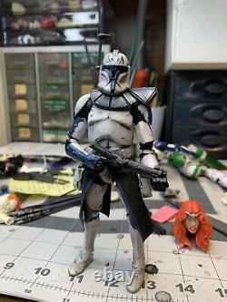 Star Wars Custom 6 Black Series Clone Captain Rex Phase 1 Action Figure Trooper