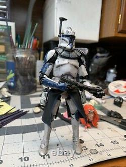 Star Wars Custom 6 Black Series Clone Captain Rex Phase 1 Action Figure Trooper