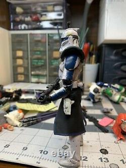 Star Wars Custom 6 Black Series Clone Captain Rex Phase 1 Action Figure Trooper