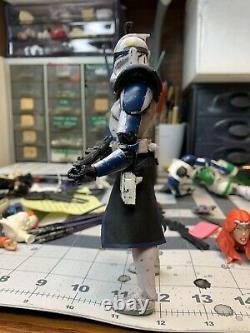 Star Wars Custom 6 Black Series Clone Captain Rex Phase 1 Action Figure Trooper