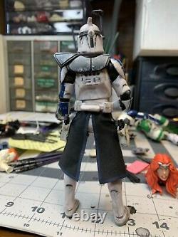 Star Wars Custom 6 Black Series Clone Captain Rex Phase 1 Action Figure Trooper