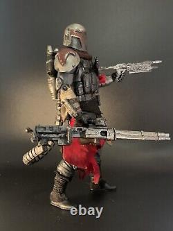 Star Wars Custom 6 Black Series Mandalorian Heavy Gunner Action Figure Clone