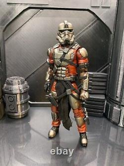 Star Wars Custom 6 Black Series Red Pirated Stormtrooper Action Figure Space