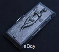 Star Wars Custom 6 Black Series Slave Leia in Carbonite + Custom Mandalorian