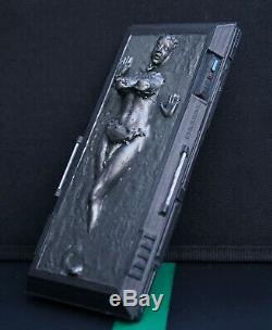 Star Wars Custom 6 Black Series Slave Leia in Carbonite + Mandalorian Fett