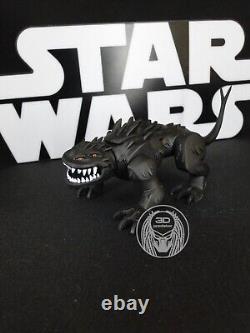 Star Wars Custom Animal Nexu Black 3d Resin Printed Compatible with Brick