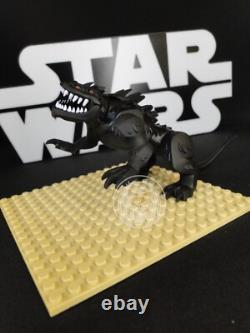 Star Wars Custom Animal Nexu Black 3d Resin Printed Compatible with Brick