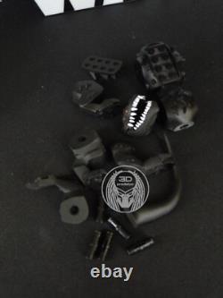 Star Wars Custom Animal Nexu Black 3d Resin Printed Compatible with Brick