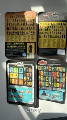 Star Wars Custom Boba Fett Mini Figures-carded Lot Of 4