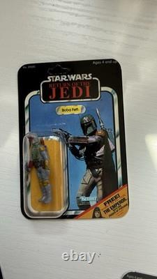 Star Wars Custom Boba Fett Mini Figures-carded Lot Of 4