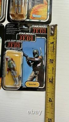 Star Wars Custom Boba Fett Mini Figures-carded Lot Of 4