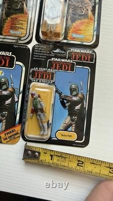 Star Wars Custom Boba Fett Mini Figures-carded Lot Of 4