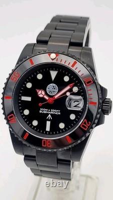 Star Wars Custom'DARTH VADER' CITIZEN MOD NH35 Automatic Movement Watch Black