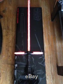 Star Wars Custom Force FX Deluxe Kylo Ren Lightsaber Mint NEW IN BOX